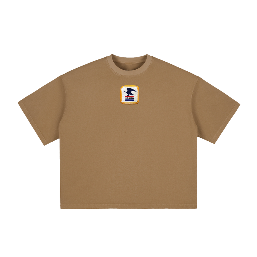 Gone Postal Tee in Brown — On The Job Clothing