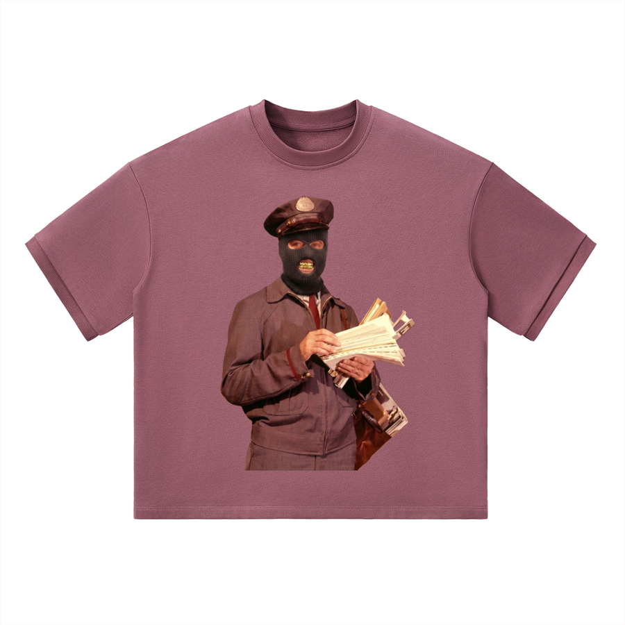 You've Got Mail Tee in Carmine — On The Job Clothing