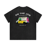 Mail Truck Waffle Knit Tee — On The Job Clothing