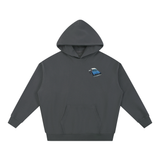We Deliver Hoodie - Pocket in Dark Gray — On The Job Clothing