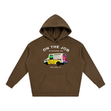 Mail Truck Hoodie in Coffee — On The Job Clothing