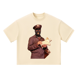 You've Got Mail Tee in Apricot — On The Job Clothing