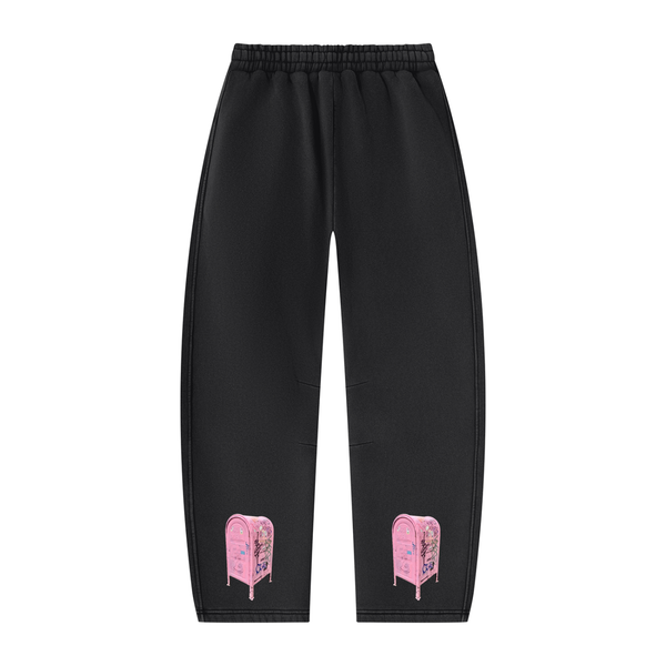 2 Boxes - Barrel Leg Sweats in Black — On The Job Clothing