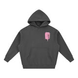 Little Pink Box Hoodie in Dark Gray — On The Job Clothing