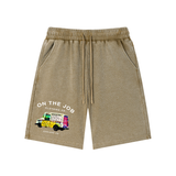 Mail Truck Waffle Knit Shorts