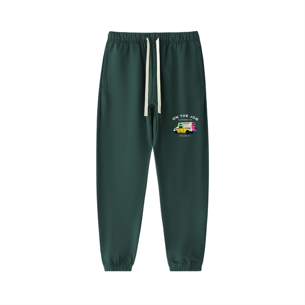 Mail Truck Sweatpants 2/2 in Retro Green — On The Job Clothing