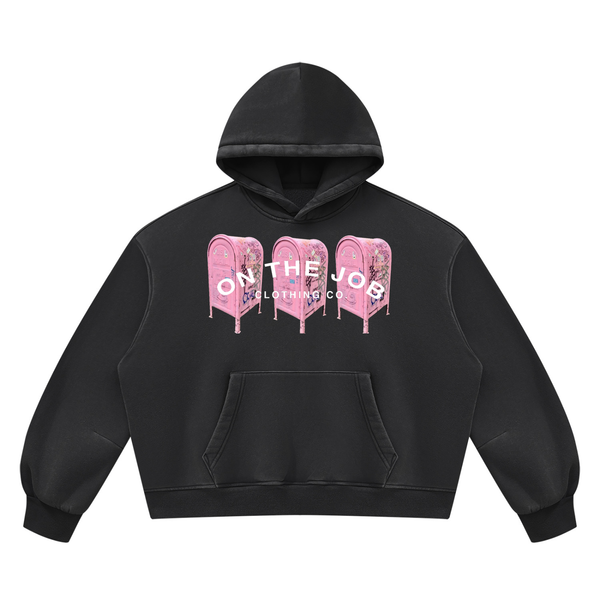 3 Boxes - Boxy Fleece in Black — On The Job Clothing