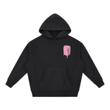 Little Pink Box Hoodie in Black — On The Job Clothing