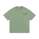 Little Truck Heavyweight Tee in Light Green — On The Job Clothing