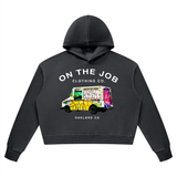 Mail Truck Hoodie - Women in Black — On The Job Clothing