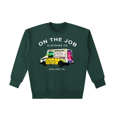 Mail Truck Crewneck 1/2 detail