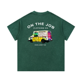 Mail Truck Waffle Knit Tee — On The Job Clothing