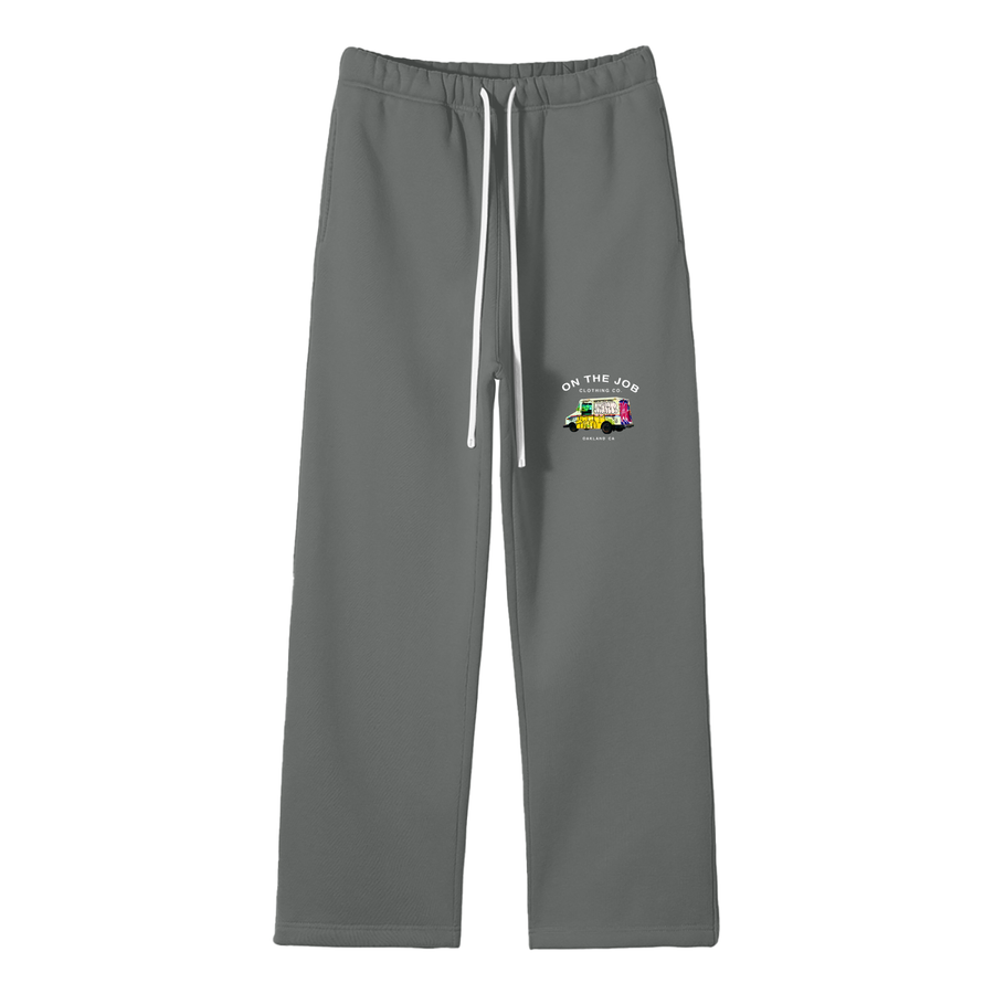Mail Truck Wide Sweats in Gray — On The Job Clothing