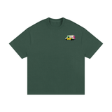 Little Truck Heavyweight Tee in Dark Green — On The Job Clothing
