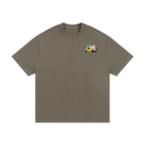 Little Truck Heavyweight Tee in Moss Green — On The Job Clothing