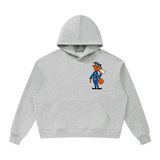 Lil Zip Hoodie in Flower Gray — On The Job Clothing
