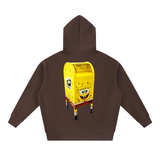 Essential Oversized Boxy Fit Fleece Hoodie — On The Job Clothing