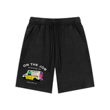 Mail Truck Waffle Knit Shorts