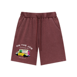 Mail Truck Waffle Knit Shorts