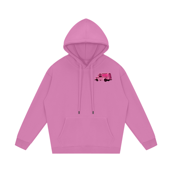 Little Truck Hoodie - Unisex in Rose Pink — On The Job Clothing