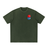 Little Retro Mailbox Tee in Army Green — On The Job Clothing