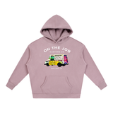 Mail Truck Hoodie in Dark Purple — On The Job Clothing