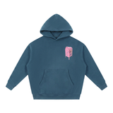 Little Pink Box Hoodie in Haze Blue — On The Job Clothing