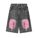 Pink Box Wide Leg Short in Black — On The Job Clothing