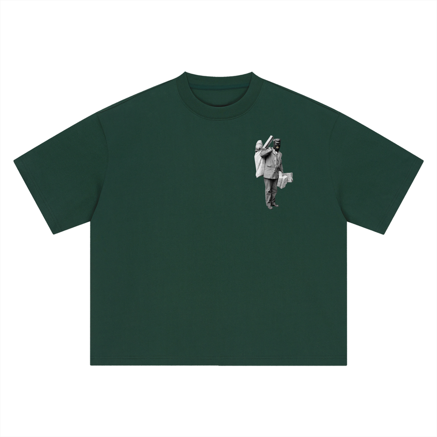 OTJ Tee in Dark Green — On The Job Clothing