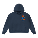 Lil Zip Hoodie in Navy Blue — On The Job Clothing